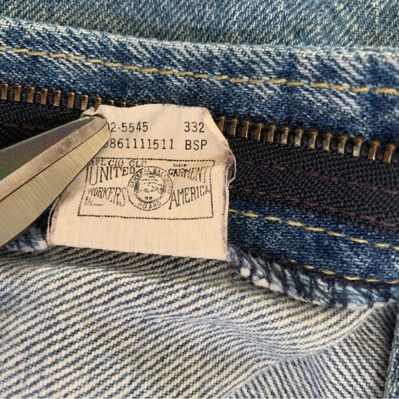 Vintage LEE Riders USA Union Made High Rise Tapered Mom Jeans Size 29 - Picture 8 of 13